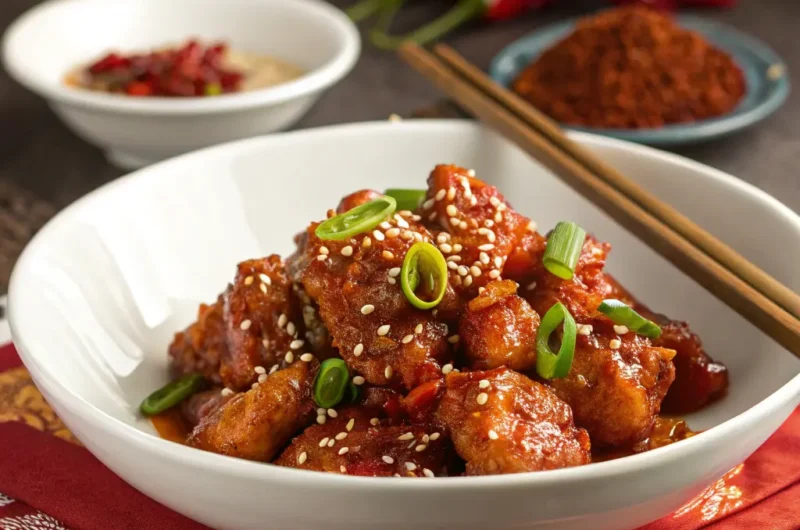 وصفة دجاج التنين اللذيذة – طعم مقرمش بصلصة شهية!