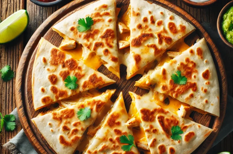 كاساديا الدجاج والجبن: وصفة سريعة ولذيذة بجبن ذائب!