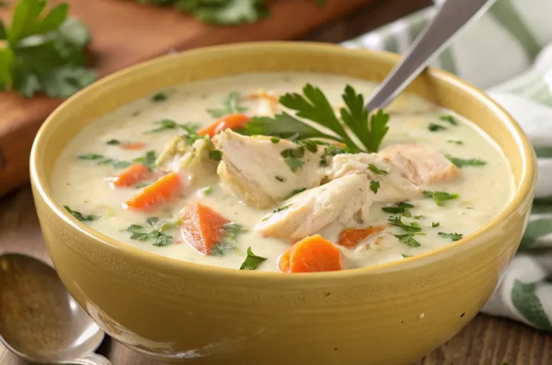 دافئ، شهي، ومغذي: طريقة تحضير حساء الدجاج بالكريمة
