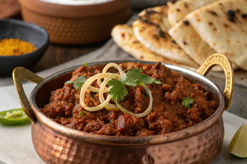 تندوري كيما لحم: طعم التوابل والمدخن في طبق واحد