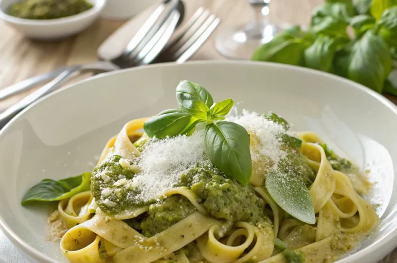 باستا البيستو الكريمية: نكهة غنية وسهلة التحضير لعشاء سريع